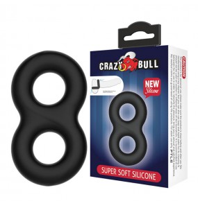 CRAZY BULL - Super Soft Silicon Male 8 Shape Delay Cock Rings